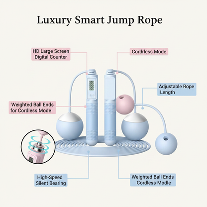 FlexJump™ Pro 2-in-1 Digital Skipping Rope